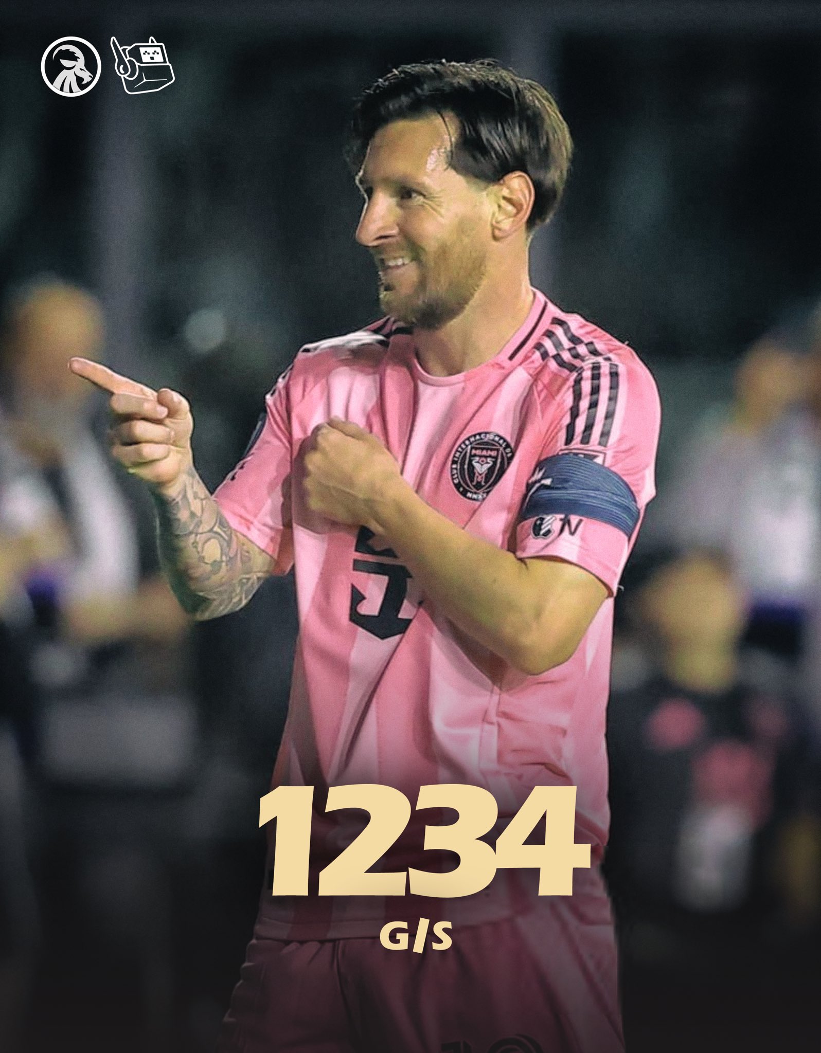回歸即進球！37歲梅西生涯目前853球381助，參與進球數(shù)1234球！